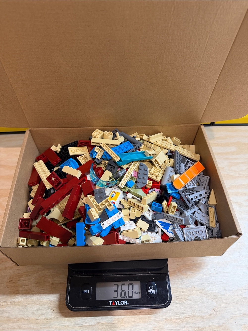Bulk Mixed Lego Bricks Parts Pieces Lot, Clean Genuine Lego 2 LB
